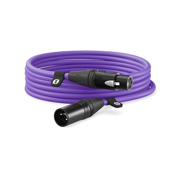 RODE(ロード) XLR-6  XLR オス-メス ケーブル パープル / XLR6M-PU