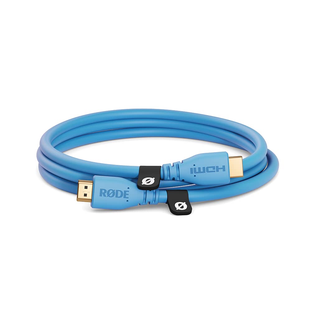 【30%/OUTLET】RODE(ロード) HDMIケーブル 1.5m ブルー / HDMICABLE1.5M-B