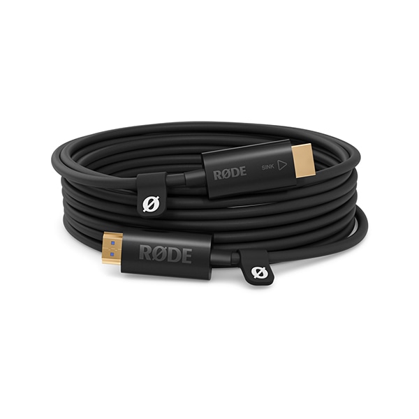 RODE(ロード) HDMI-10 ブラック / 光ファイバーHDMIケーブル 10m / HDMICABLE10M