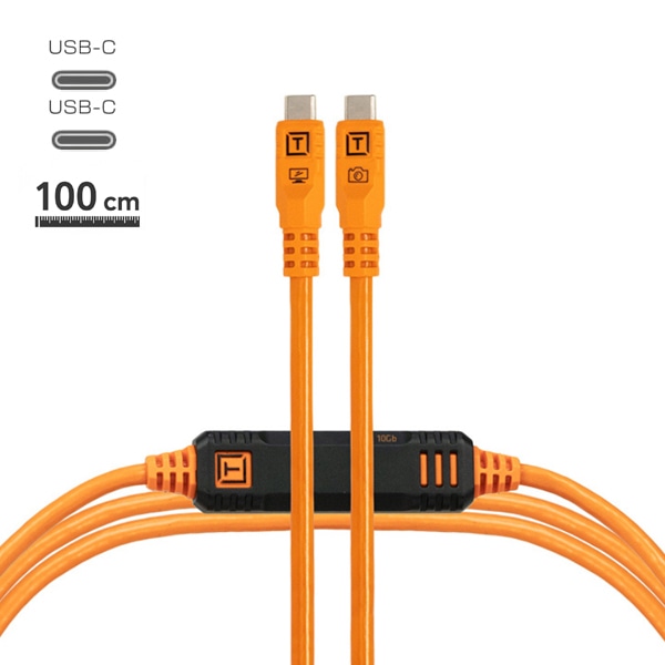 【-6/14キャンペーン】TETHER TOOLS(テザーツールズ) テザープロ オプティマ 10G USB-C ケーブル（1m） / CUC03G2B-ORG