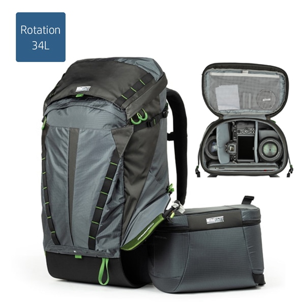 thinkTANKphoto(シンクタンクフォト) ローテーション 34L バックパック ブラックグレー