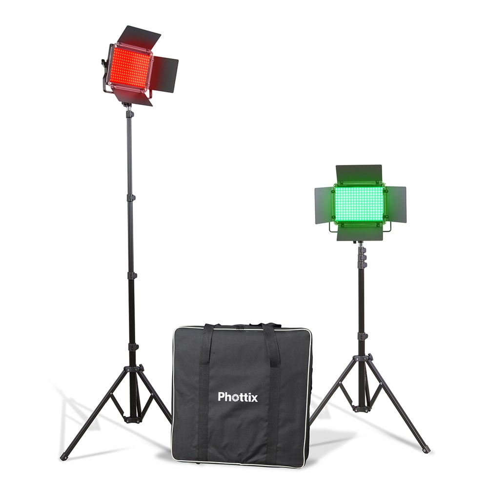 Phottix(フォティックス) Kali 50R RGB LEDライト ツインキットセット