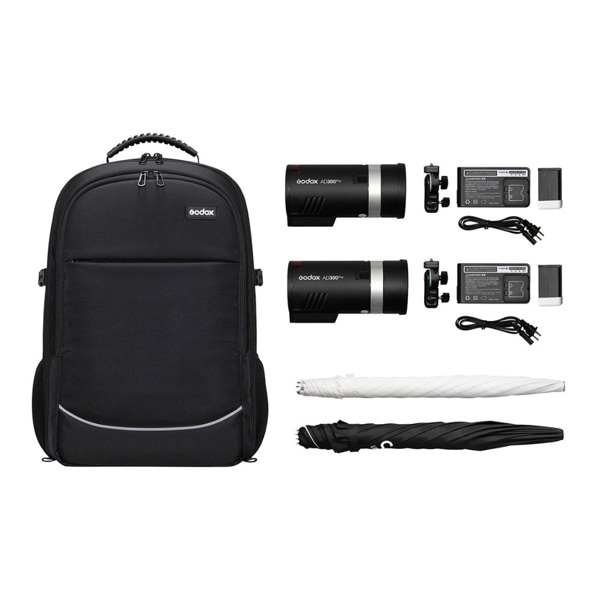 GODOX(ゴドックス) AD300 Pro 2灯キットデュアルバックパックキット 254139