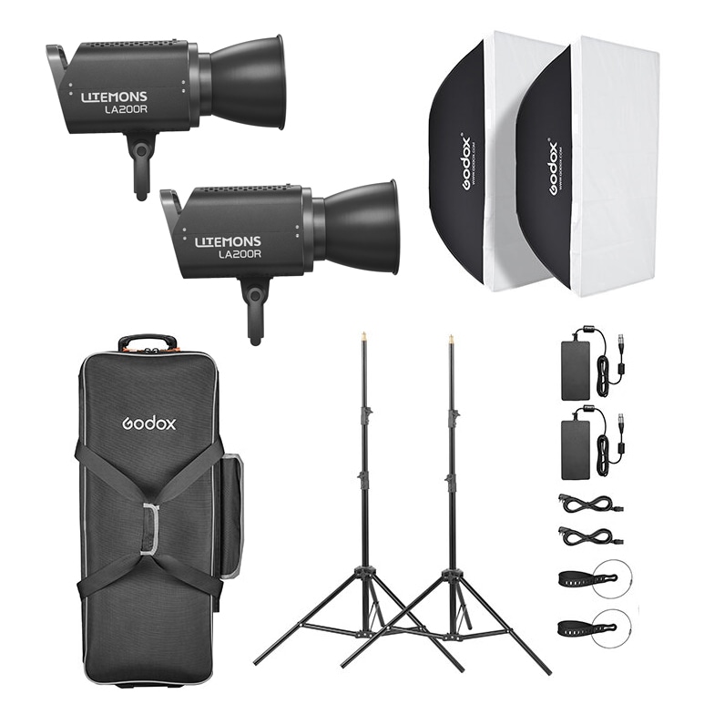GODOX(ゴドックス) LA200R K2 2スタンドキット ブラック 266732