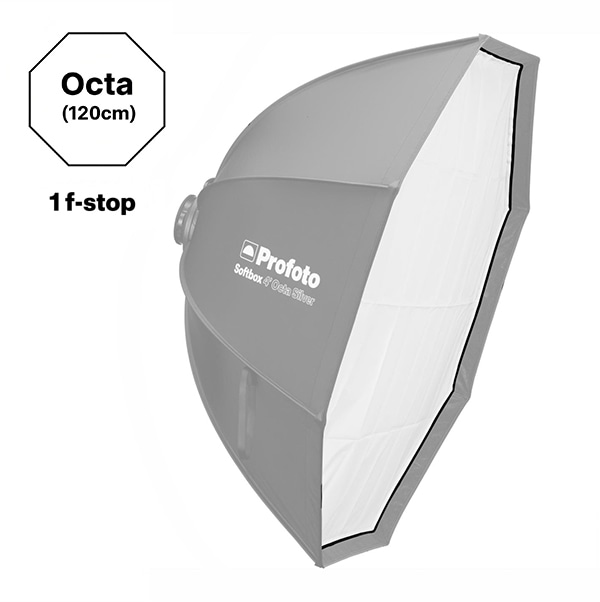 Profoto(プロフォト) ソフトボックス 4'(120cm) オクタ型 ディフューザーキット 1 f-stop 201622