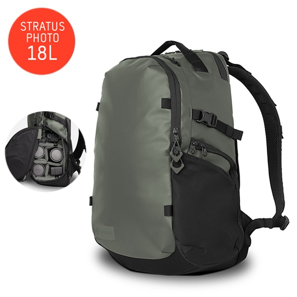 WANDRD(ワンダード) ストラタス フォト 18L ワサッチグリーン / STP18-WG-1R1