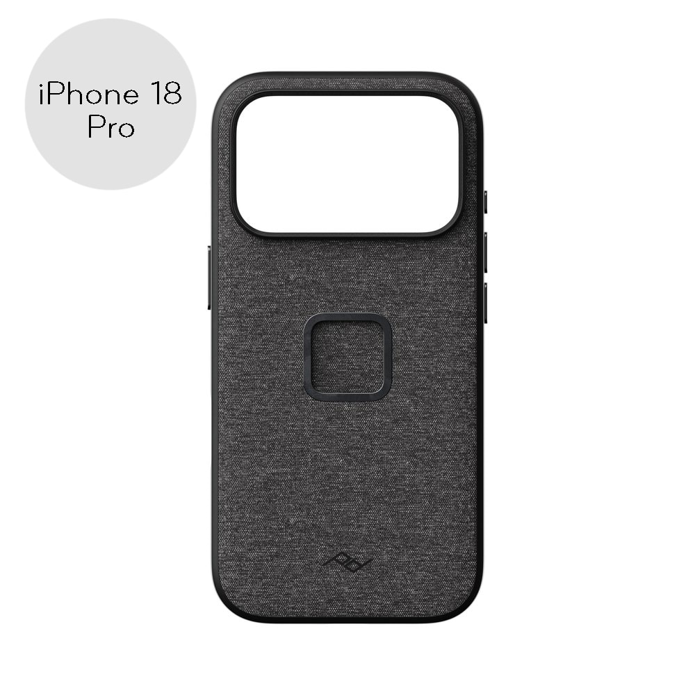 Peak Design(ピークデザイン) エブリデイ ケース iPhone 18 Pro チャコール / ナイロンキャンバス / M-MC-CN-CH-1