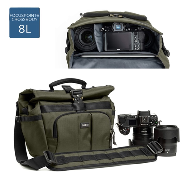 thinkTANKphoto(シンクタンクフォト) フォーカスポイント クロスボディ 8L グリーンウェイ