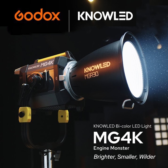 【GODOX】受注開始～ 超強力4kWのHMIに相当するLEDライト『MG4K/MG6K』